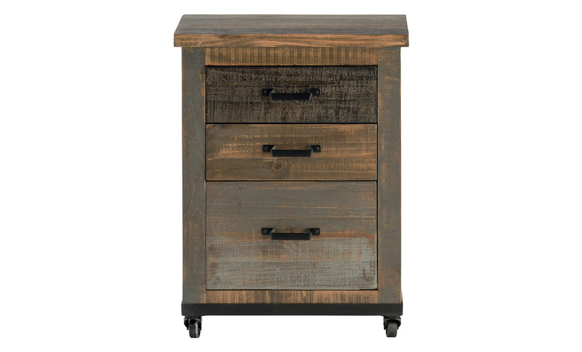 Loft Brown File Cabinet